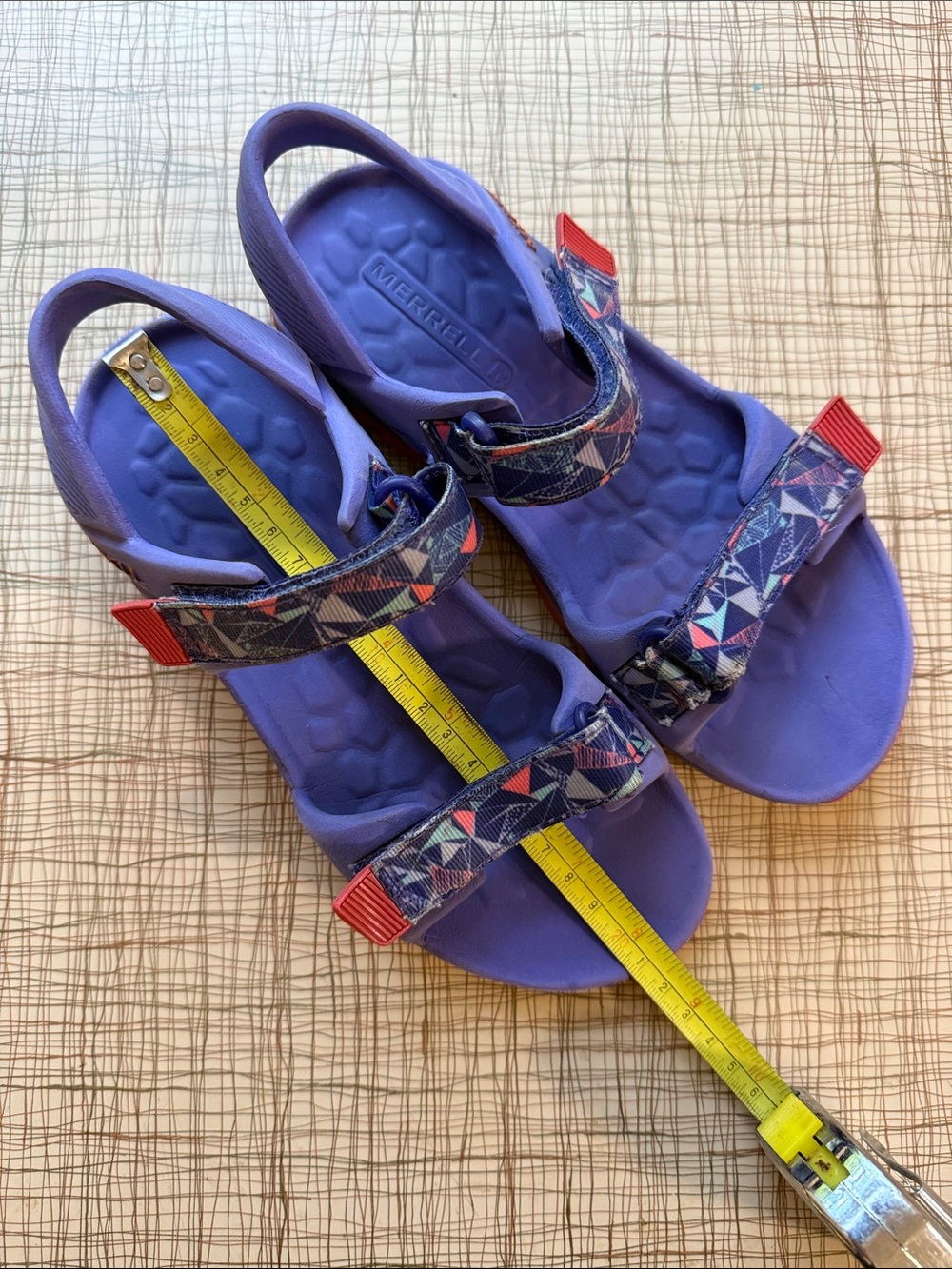 Merrell Kids Lavender Sandals with Geometric Print Straps - Picture 6 of 6
